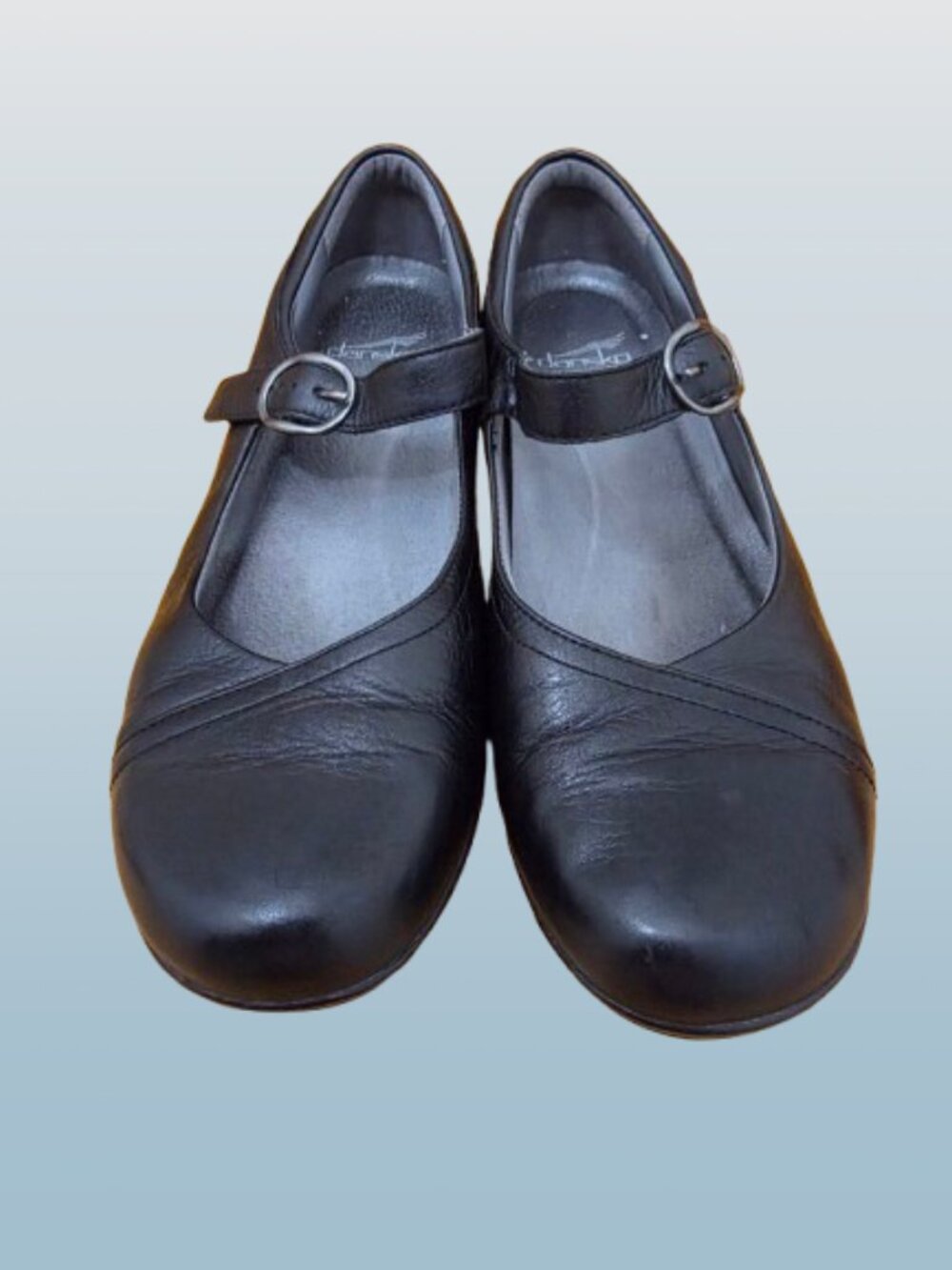 Dansko Fawna Black Milled Nappa Leather Mary Jane Shoes Size 41 (US 10.5-11) - Picture 3 of 10